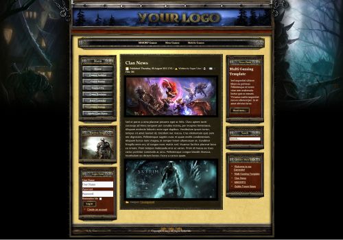 Guild Game Joomla Website