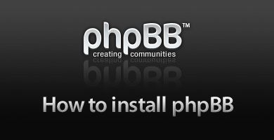 How to install phpBB forum