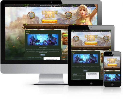 MMO Club HTML Template