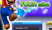 Wii website template