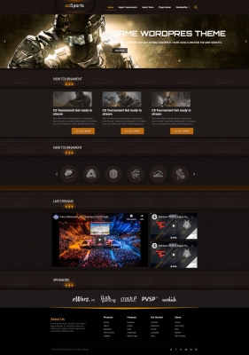 CS Esport Wordpress Theme