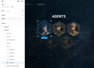 Agents Figma Game UI Design